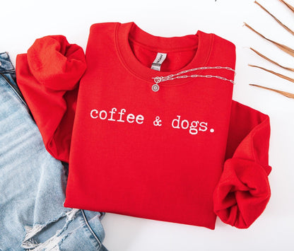 Coffee & Dogs Sweatshirt V7