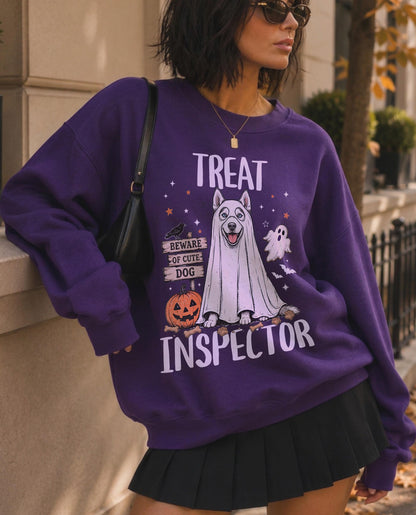 Halloween Husky Sweatshirt