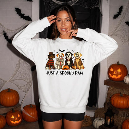 Just a Spooky Paw Sweatshirt