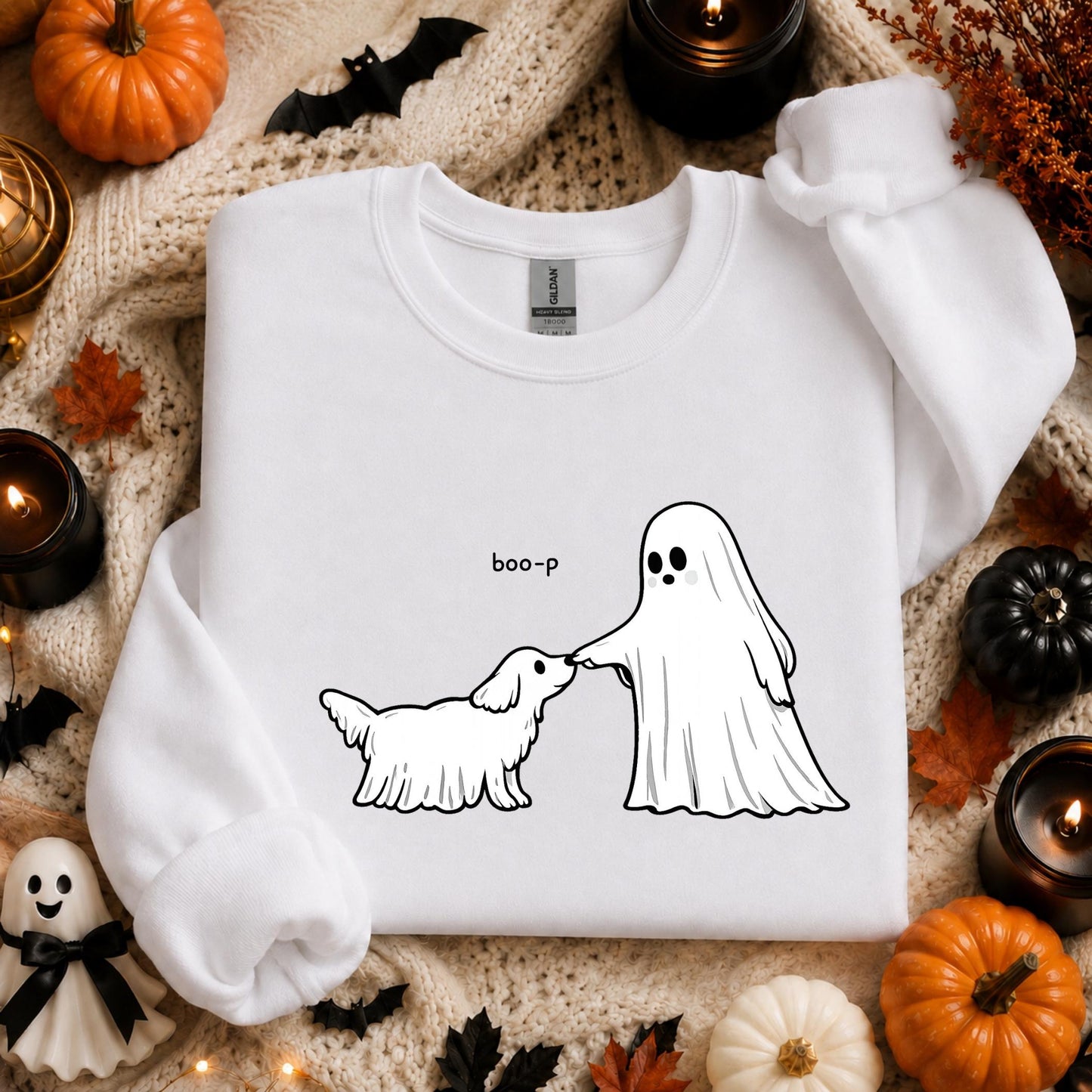 Cute Ghost Dog Sweatshirt