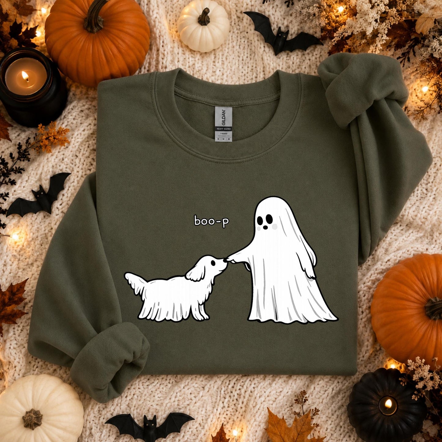Cute Ghost Dog Sweatshirt