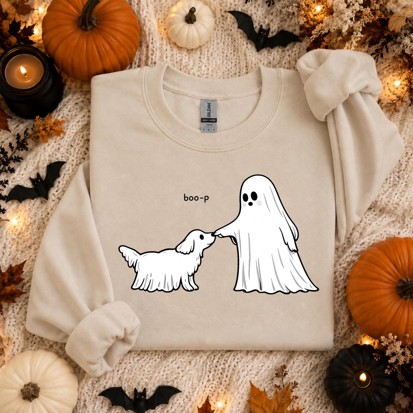 Cute Ghost Dog Sweatshirt