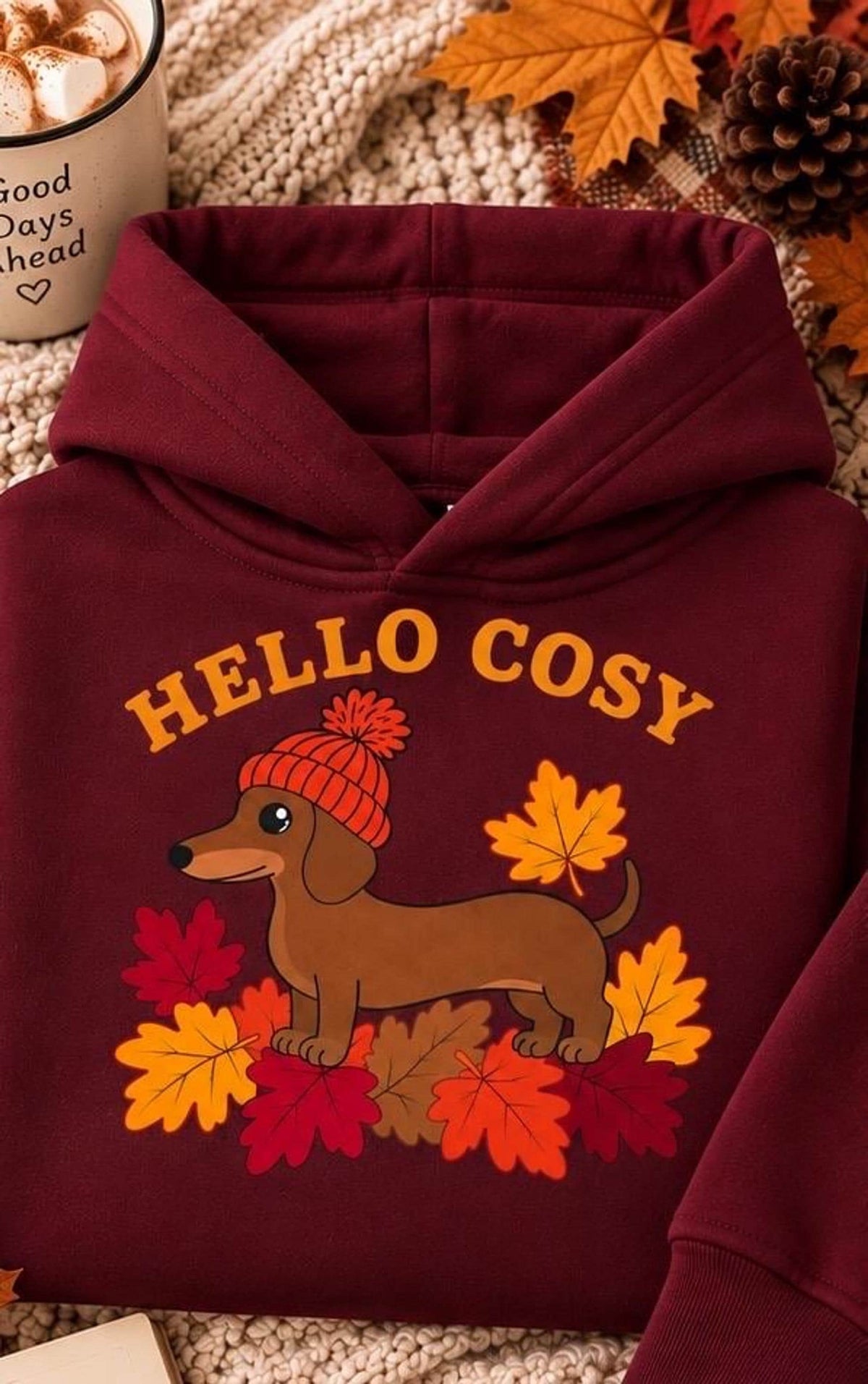 Cozy Dachshund Hoodie
