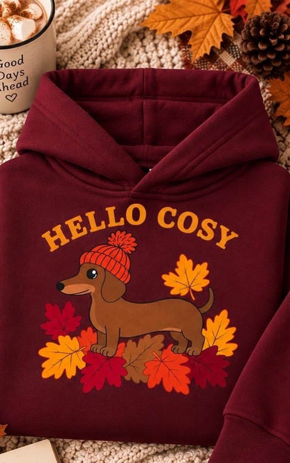 Cozy Dachshund Hoodie