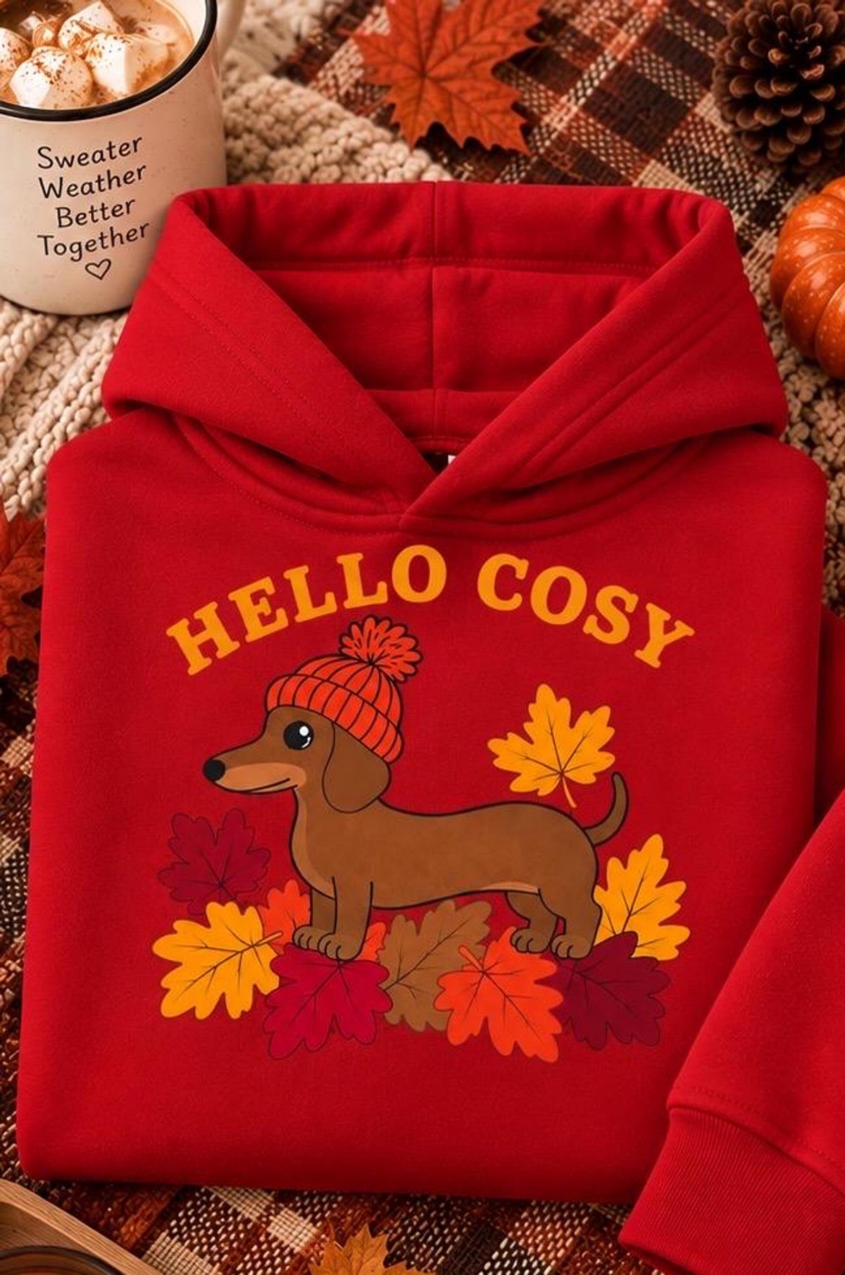 Cozy Dachshund Hoodie