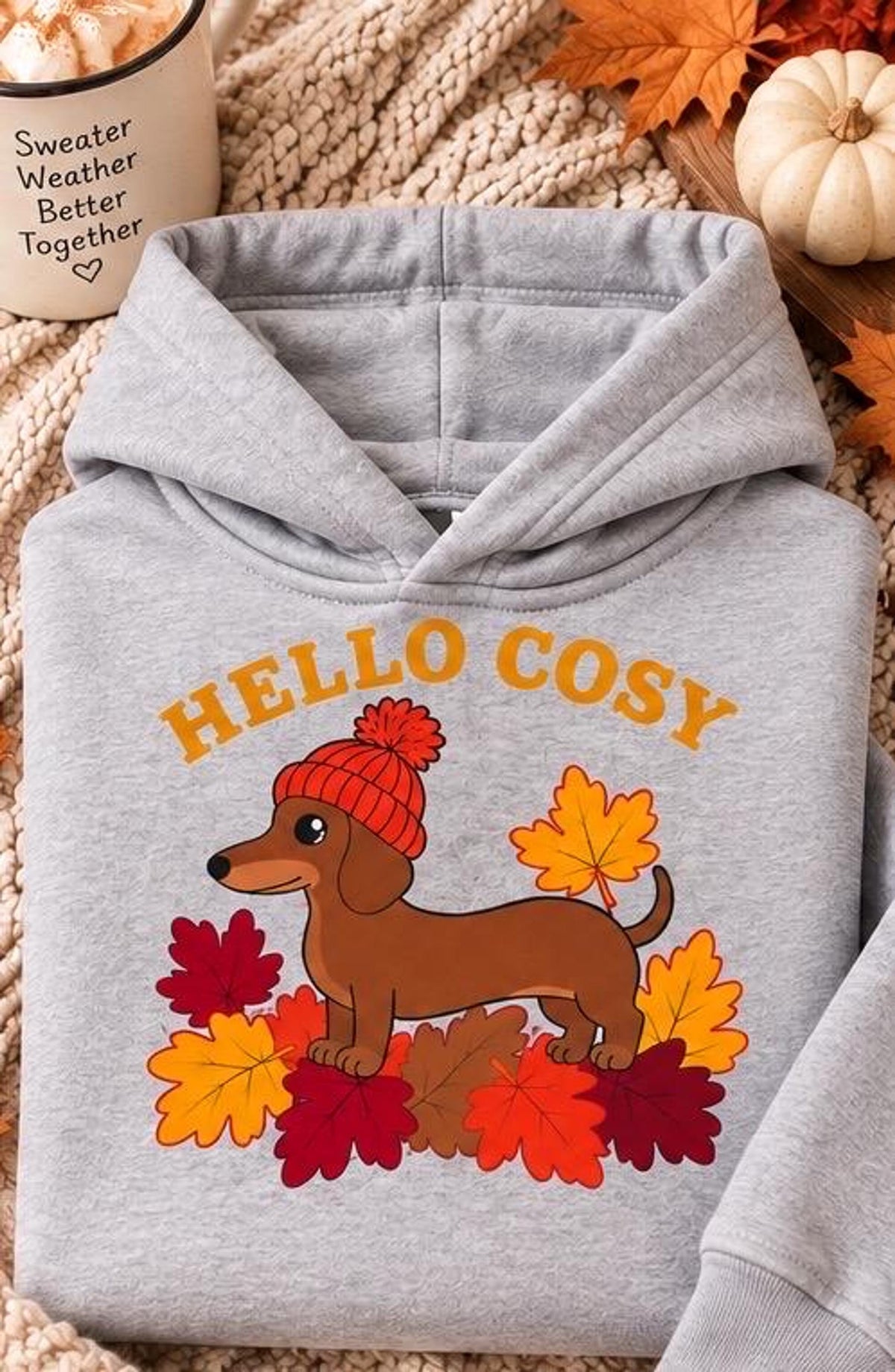 Cozy Dachshund Hoodie